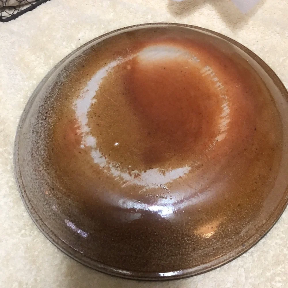 Monroe Salt Works Pottery Maine,  10 3/4